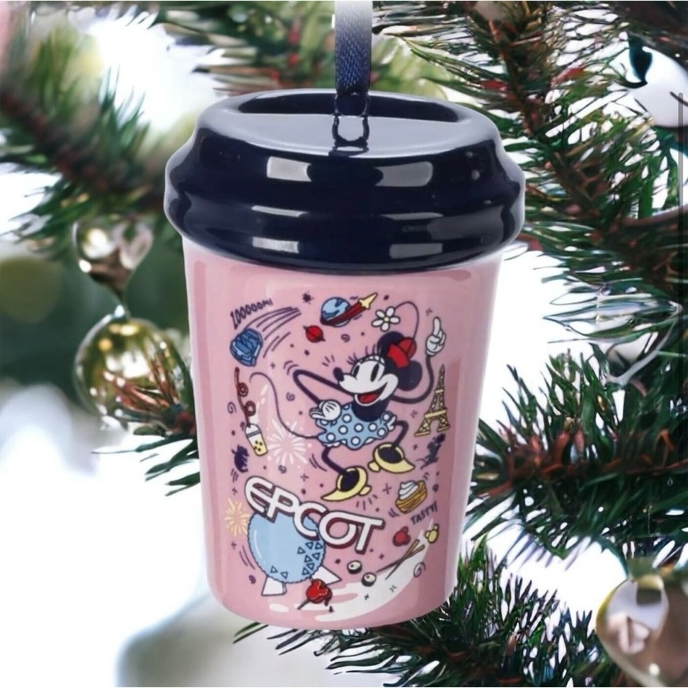 Disney World Parks Epcot Starbucks Coffee Cup Ornament Authentic Merchandise